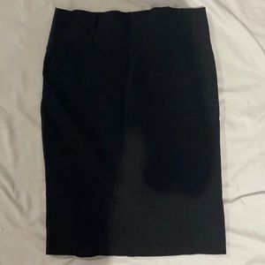 Black pencil skirt